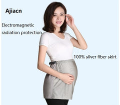 Premium Silver Fiber Electromagnetic Shielding Maternity Skirt