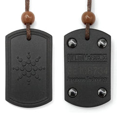EMF Protective Volcanic Rock Pendant Necklace
