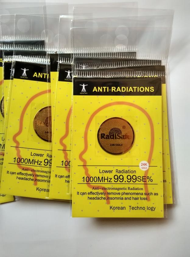 24K-Gold RadiSafe anti radiation stickers (100pcs)