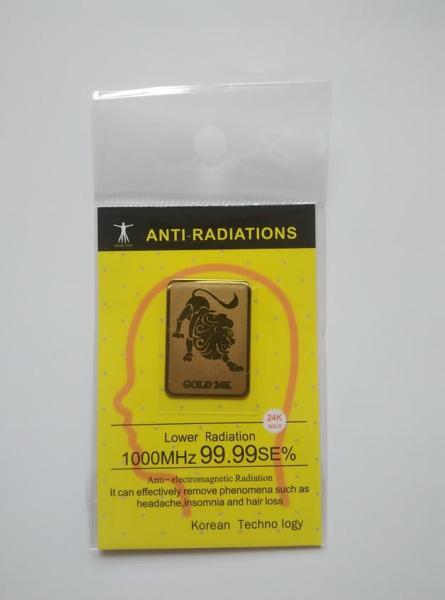 24K-gold Zodiac Anti Radiation Stickers (12pcs)