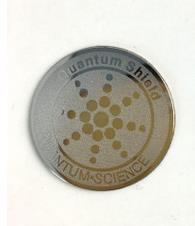 Quantum shield 24K gold negative ion anti radiation sticker shield (20pcs)