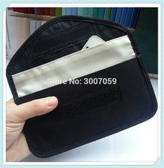 Anti-electromagnetic material cellphone pouch